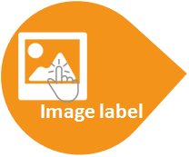 Label clickable image