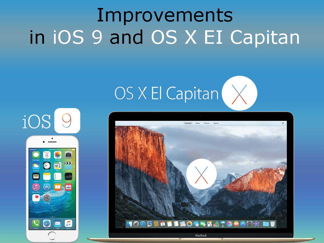 iOS 9 and OS X EI Capitan