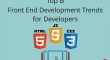 Front End Development Trends