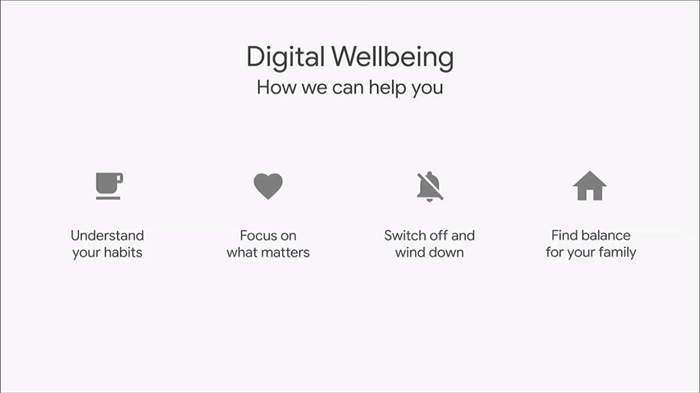 Google features that ensure digital wellbeing
